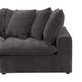 Aiden & Ivy Sereen 4-piece Modular Sofa with Ottoman