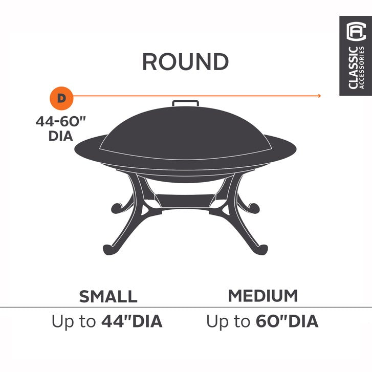 Classic Accessories Ravenna Fire Pit Covers
