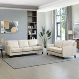 Prospera Home West Park Top-grain Leather Sofa and Loveseat