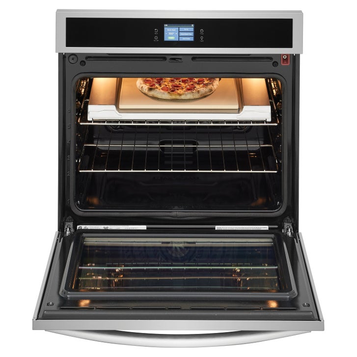 Frigidaire Gallery 30 in. 5.3 cu ft. Stainless Steel Electric Single Wall Oven with Stone-Baked Pizza Mode