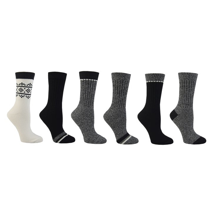 Roots Women’s Cozy Crew Sock, 6-Pairs