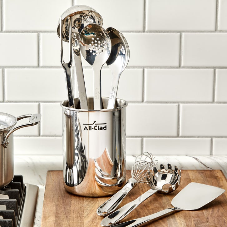All-Clad Stainless Steel Kitchen Utensil Set, 8-piece