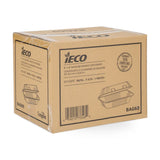 iEco 6” x 9” Hinged Bagasse Containers 100-pack