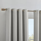 SUN+BLK Rhodes Collection Bouclé Blackout Curtain Panel, 2-panel