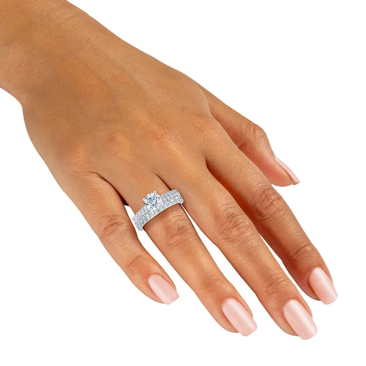 Round Brilliant Diamond Wedding Set (1.70 ctw)