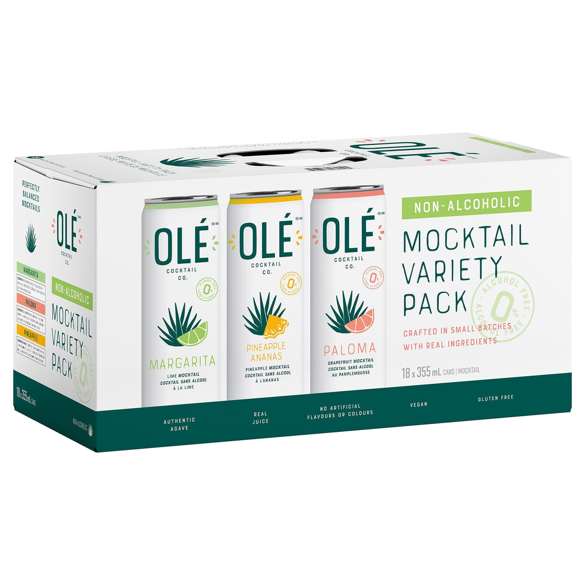 OLÉ Mocktail Variety Pack, 355 mL 18-pack