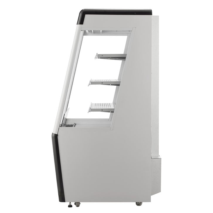 Eurodib 36 in. 13.8 cu ft. Commercial Refrigerated Beverage Merchandiser with Retractable Front Curtain