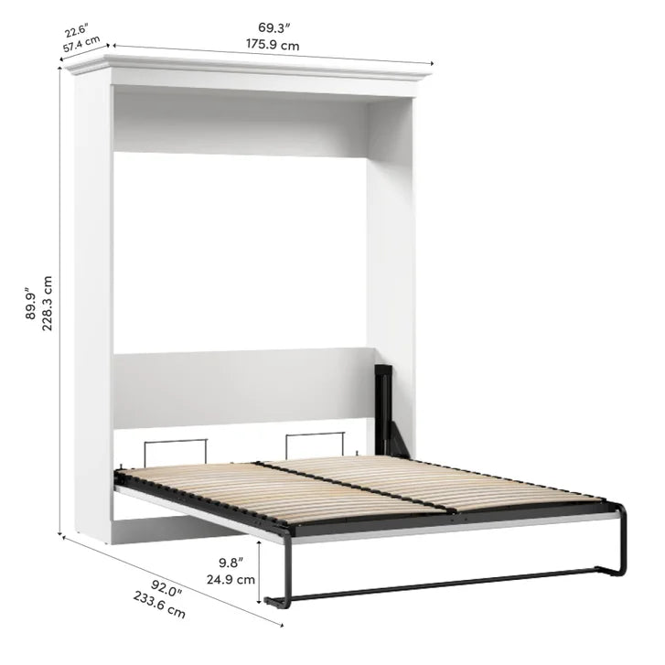 Bestar Evolution Wall Bed, White