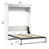 Bestar Evolution Wall Bed, White
