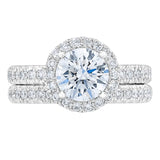 2.41 ctw Round Brilliant Cut, VS1 Clarity, H Colour, Diamond Wedding Set