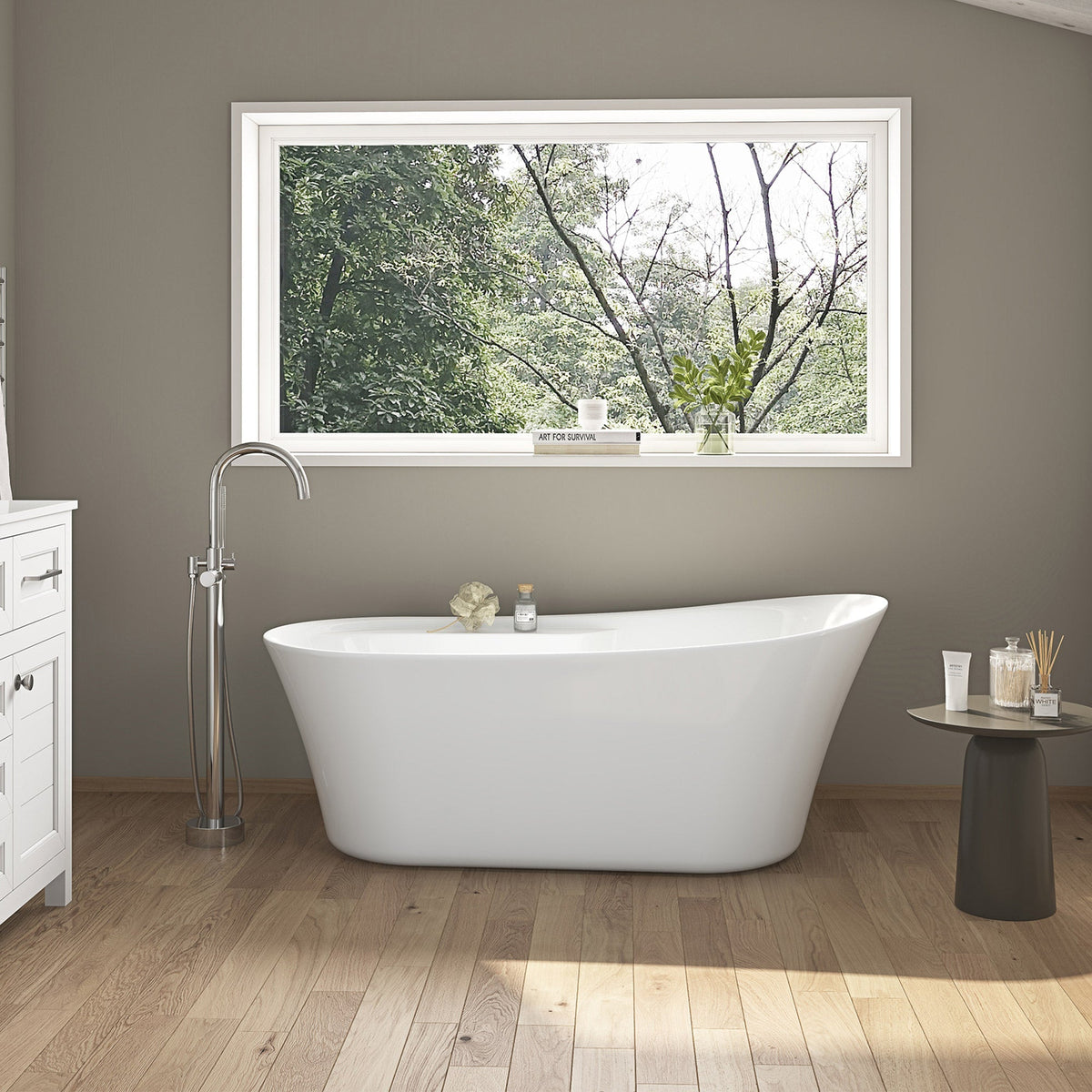 OVE Decors Ava Seamless Freestanding Bathtub
