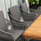 Topaz 9-piece Deluxe Patio Dining Set