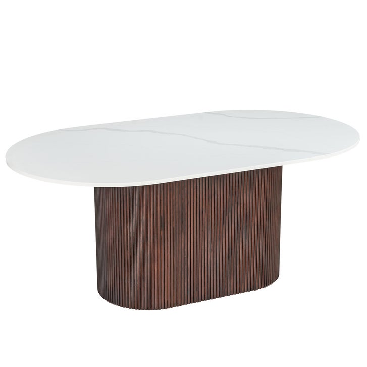 Alera Solid Quartz Dining Table, 183 cm (72 in.)