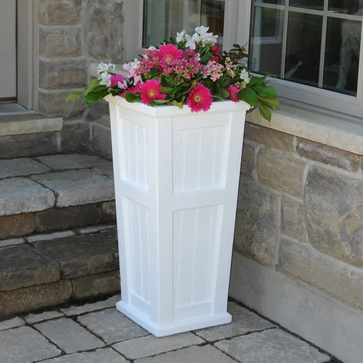 Cape Cod 32in Tall Self Watering Planter