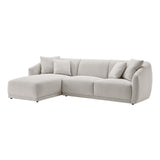 Deca Fabric Sofa with Left-hand Facing Chaise