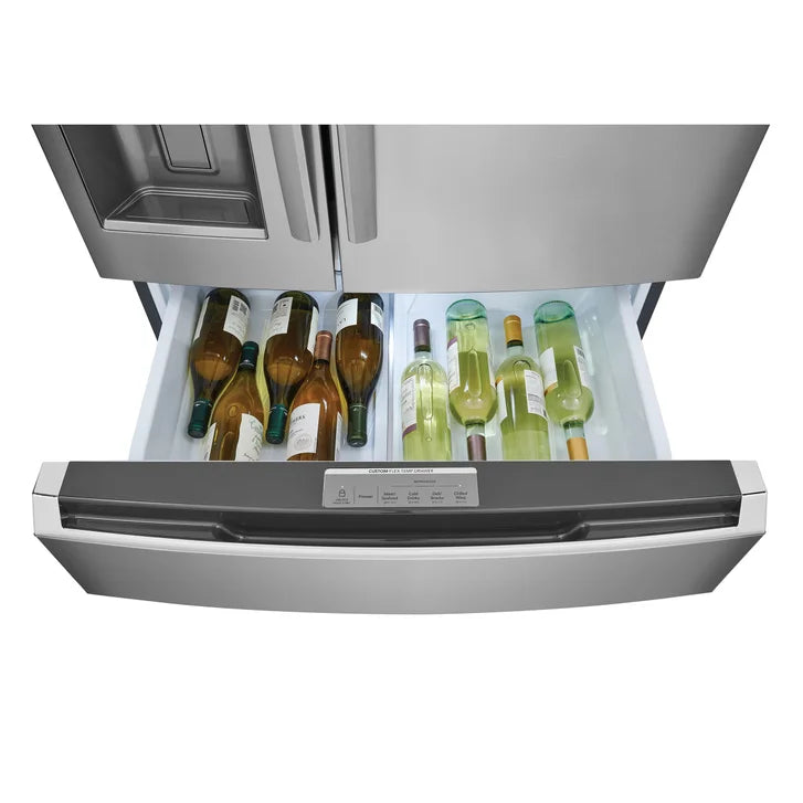 Frigidaire Gallery 36 in 21.5 cu ft. Counter-Depth French Door Refrigerator with Auto-Close Doors