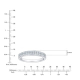 Round Brilliant Diamond Two Row Band (0.28 ctw)