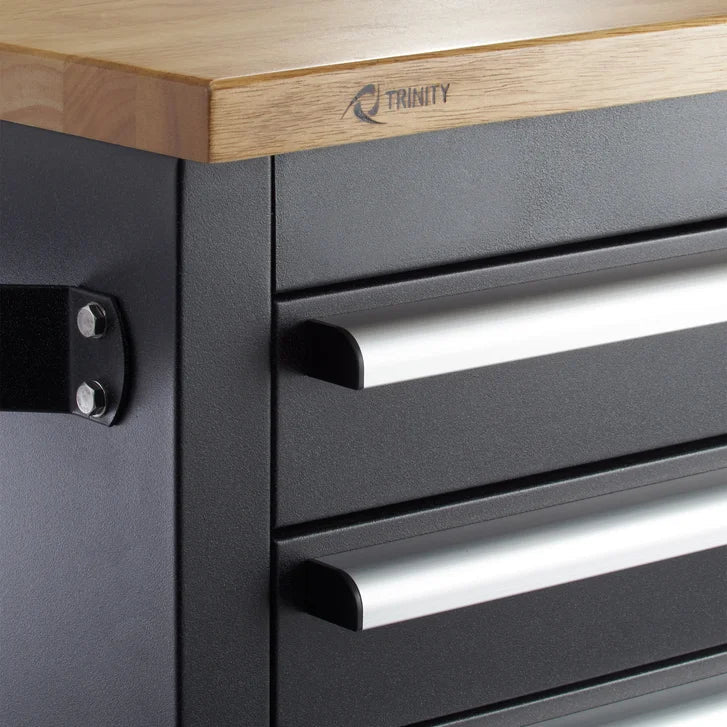 Trinity 48 in. 8-Drawer Rolling Workbench with Combo Lock