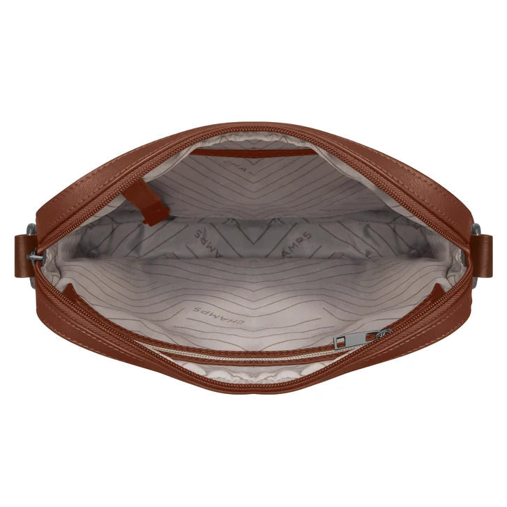 Champs Onyx Collection Leather Cross-Body Bag