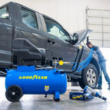 Goodyear 8 Gallon Horizontal Air Compressor