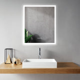 SERA LED Mirror Frosted Edge with Time and Temperature Function