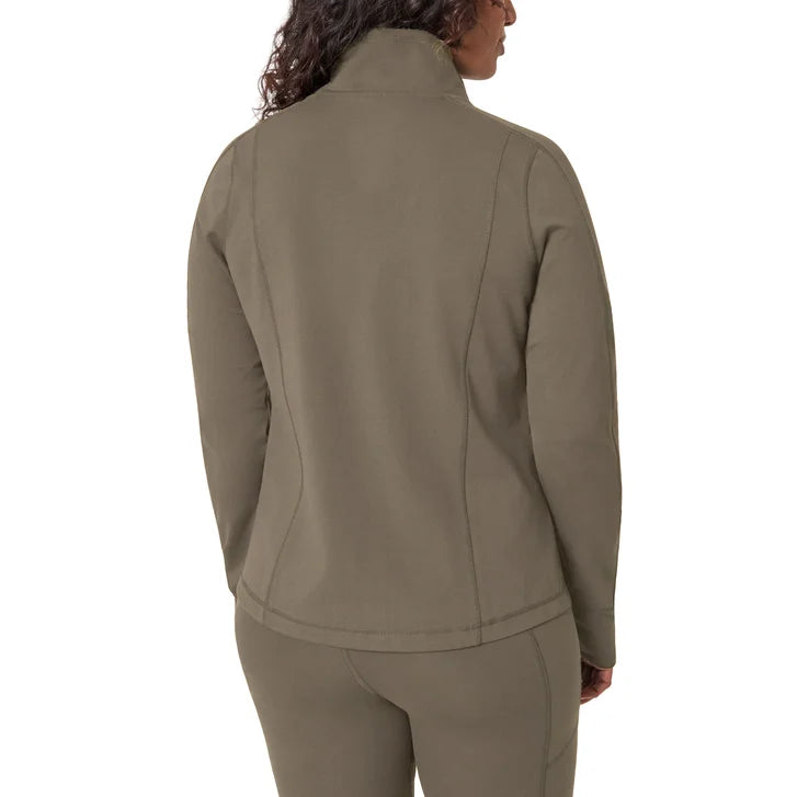Mondetta Women’s Peached Interlock Yoga Jacket