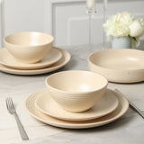 Stone Lain Lauren Stoneware Dinnerware, 16-pieces