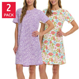 Vera Bradley Women's Sleep Dress, 2-pack
