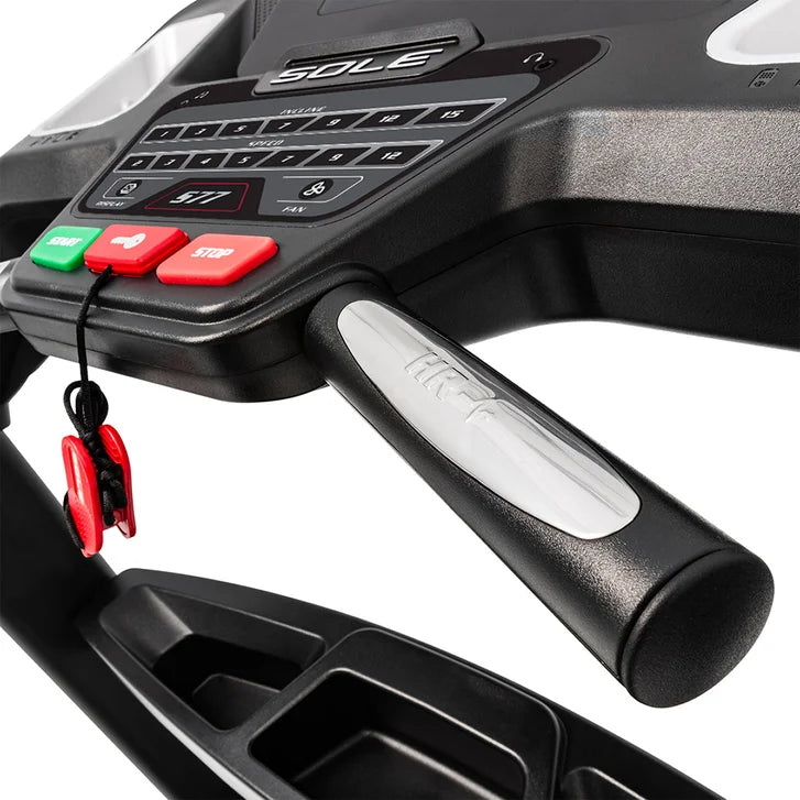 Sole S77 ENT 4.0 HP Non-Folding Light Commercial Treadmill with Touchscreen