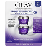 Olay Retinol24 MAX Night Moisturizer, 2 x 50 mL