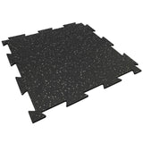 Rubber King Challenger Series Interlocking Floor Tiles, 10-pack