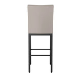 Amisco Drift Black Metal Frame Counter Stool