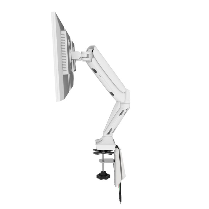 Bestar Upstand 76.2 cm x 182.9 cm (30 in. x 72 in.) Height Adjustable Desk with Dual Monitor Arm