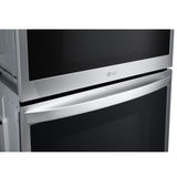 LG 6.4 cu ft. Stainless Steel Electric True Convection Double Wall Oven with Air Fry