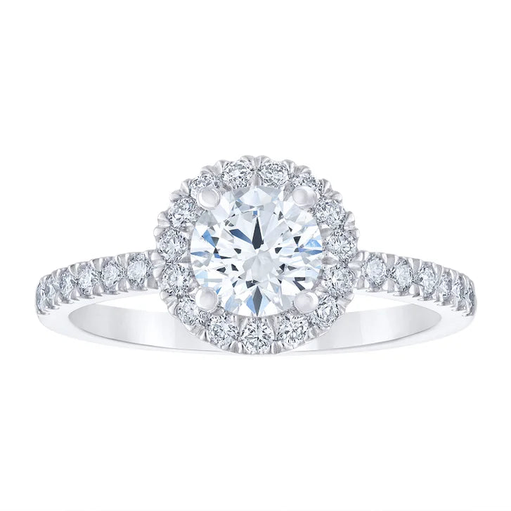 Round Brilliant Diamond Wedding Set (1.37 ctw)