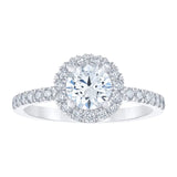 Round Brilliant Diamond Wedding Set (1.37 ctw)