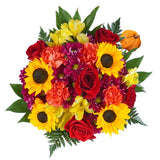 Fall In Bloom Bouquet With Vase