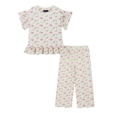 Andy & Evan Girls Textured Knit 2-piece Set