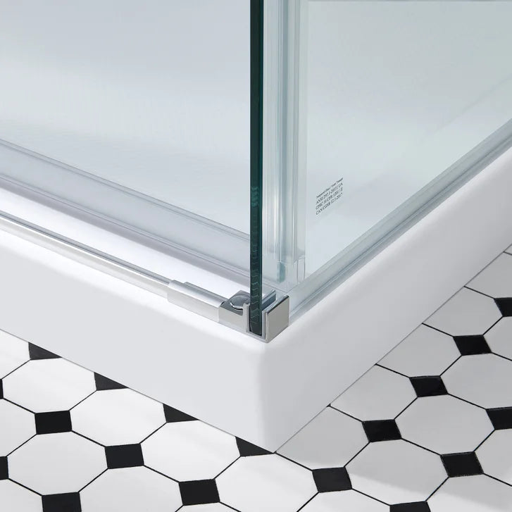 OVE Kelsey 48 in. x 32 in. Corner Shower Kit with Base