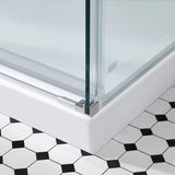 OVE Kelsey 48 in. x 32 in. Corner Shower Kit with Base