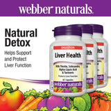 webber naturals Liver Health Capsules, 65-count, 3-pack