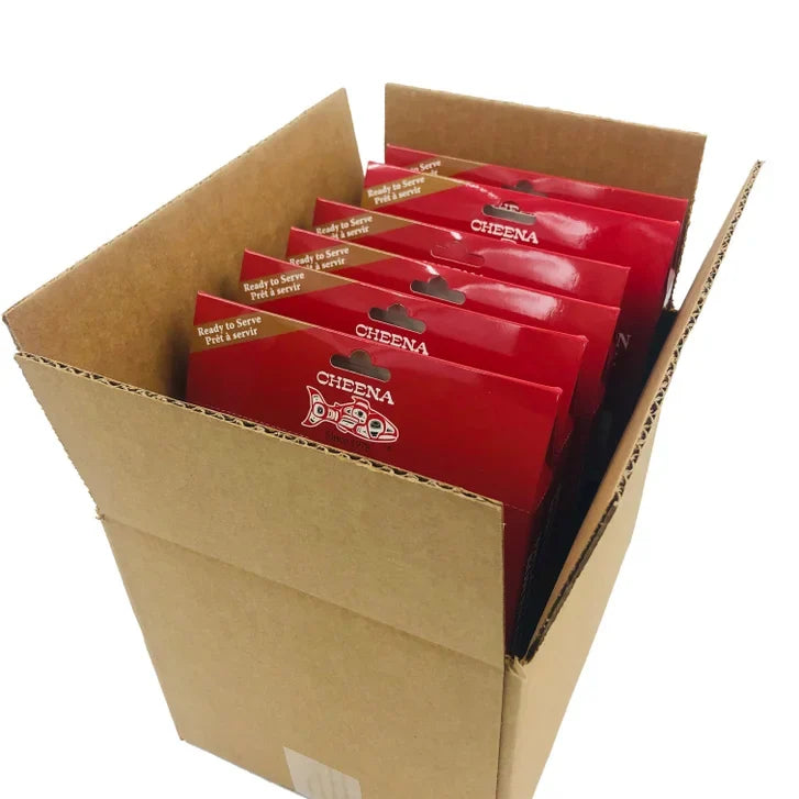 Cheena Canada Wild Smoked Sockeye Salmon Retort, 6 × 227 g