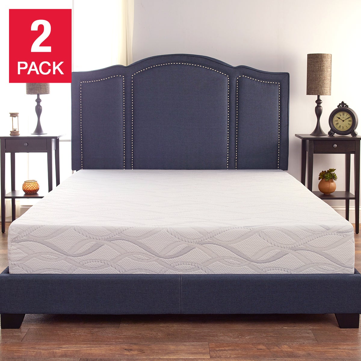 Comfort Tech Serene - Firm Foam Twin XL Mattress, 2-pack