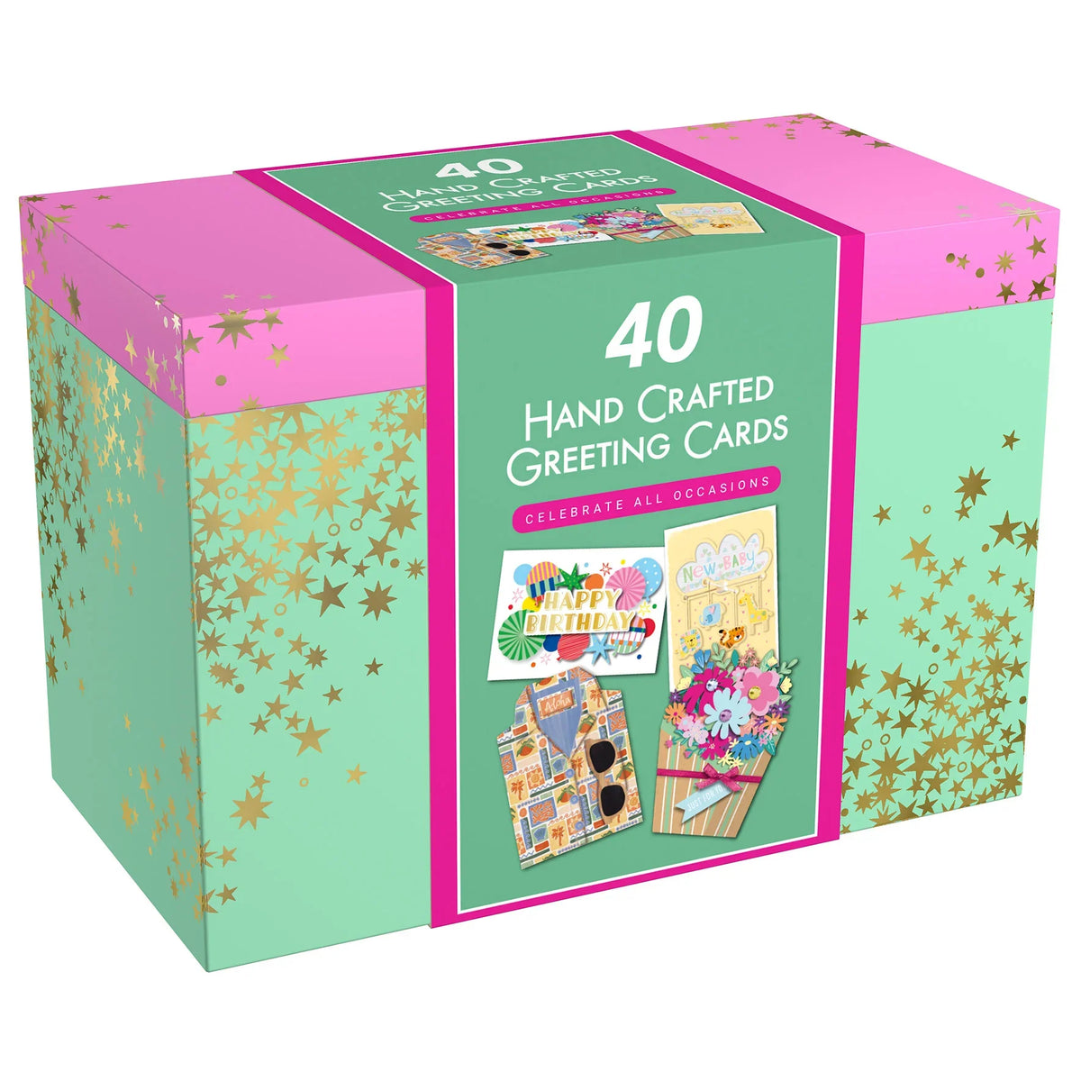 All Occasion Handmade Greeting Card, 40-count, English Only