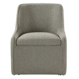 Aiden & Ivy Fabric Dining Chair with Castors