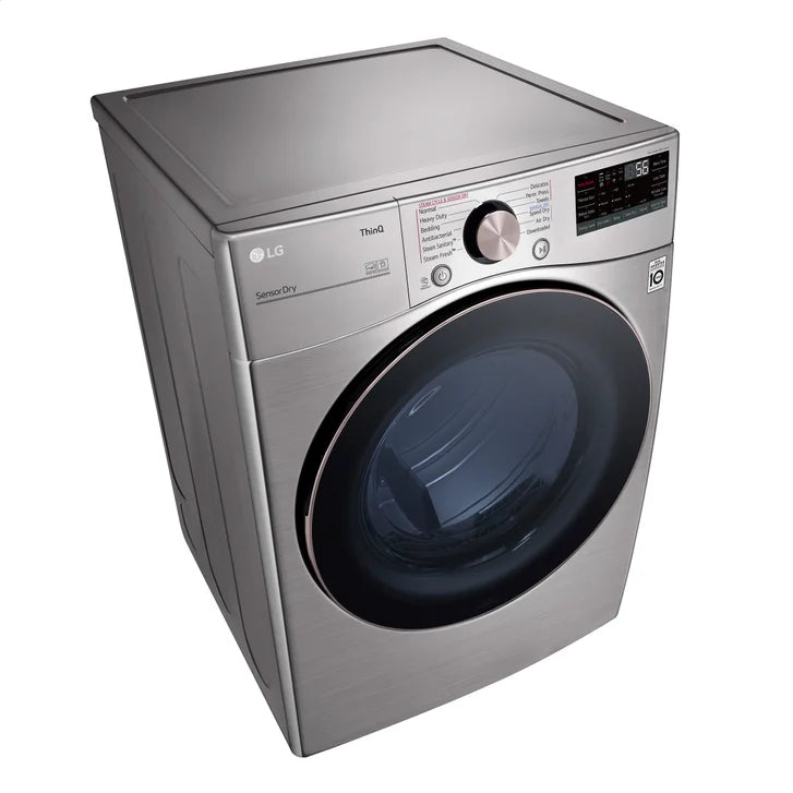 LG Graphite Steel 7.4 cu. ft. Electric Steam Dryer with AI Dry and ThinQ Technology