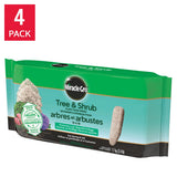 Miracle-Gro Tree & Shrub Fertilizer Spikes 15-5-10, 4 packs of 10