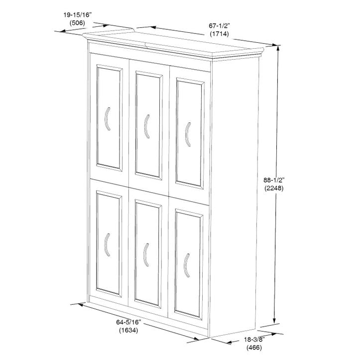Bed & Room Porter Wall Bed, Queen