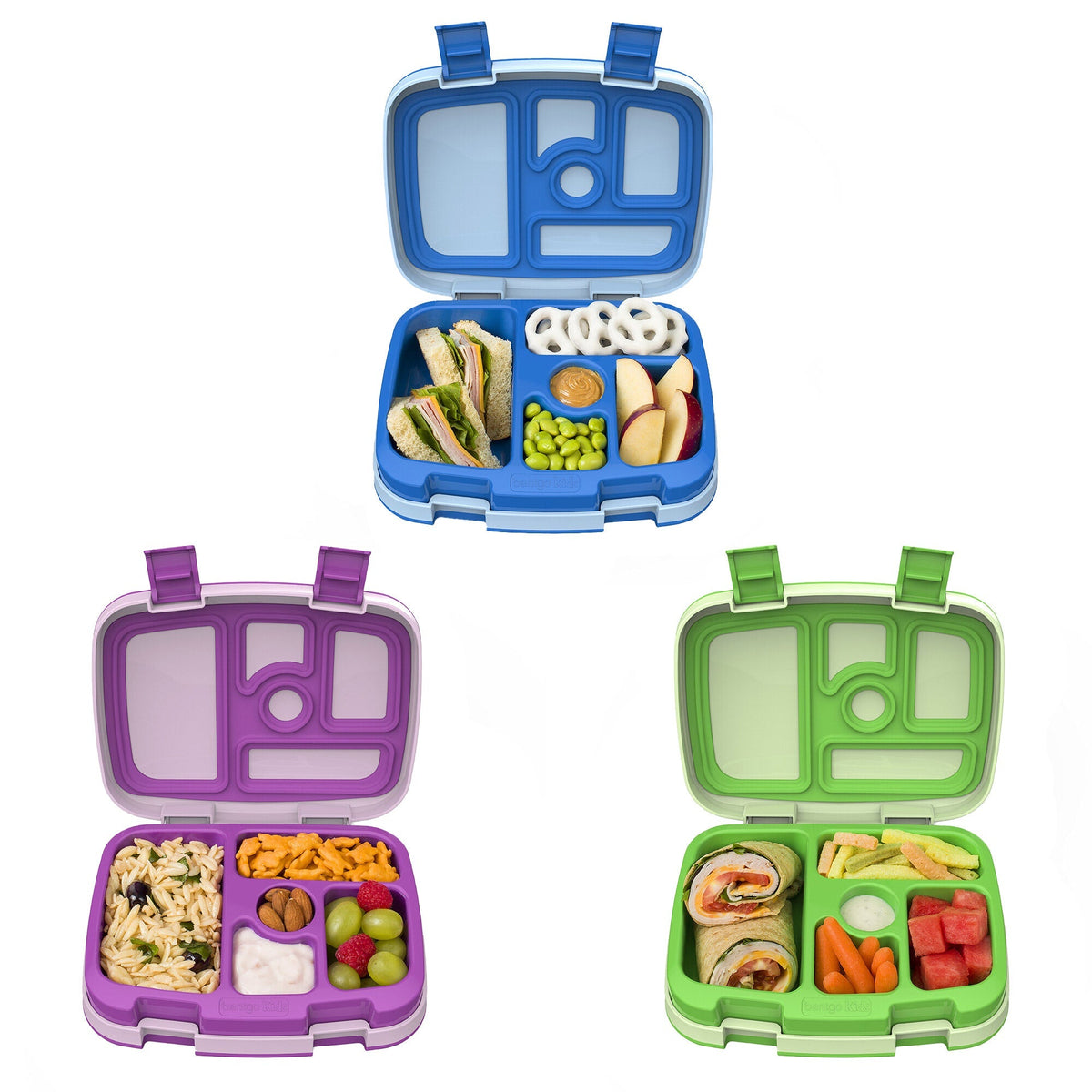 Bentgo Kids Lunch Box, 3-pack