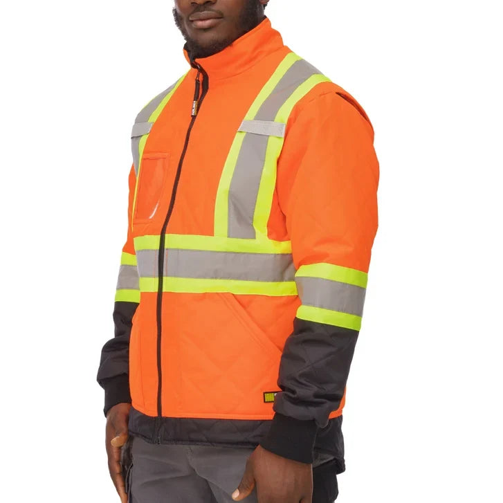 Holmes Workwear High-visibility Quilted Freezer Jacket